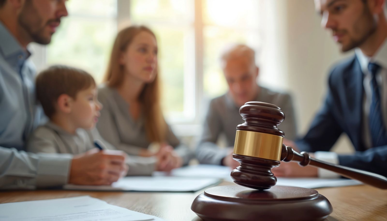 Professional family portrait - Family law services